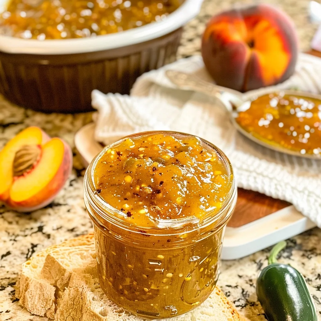 Peach Jalapeno Jam Recipe