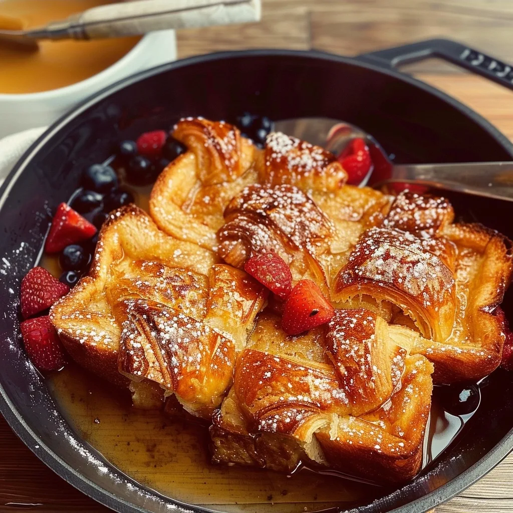 Croissant Baked French Toast