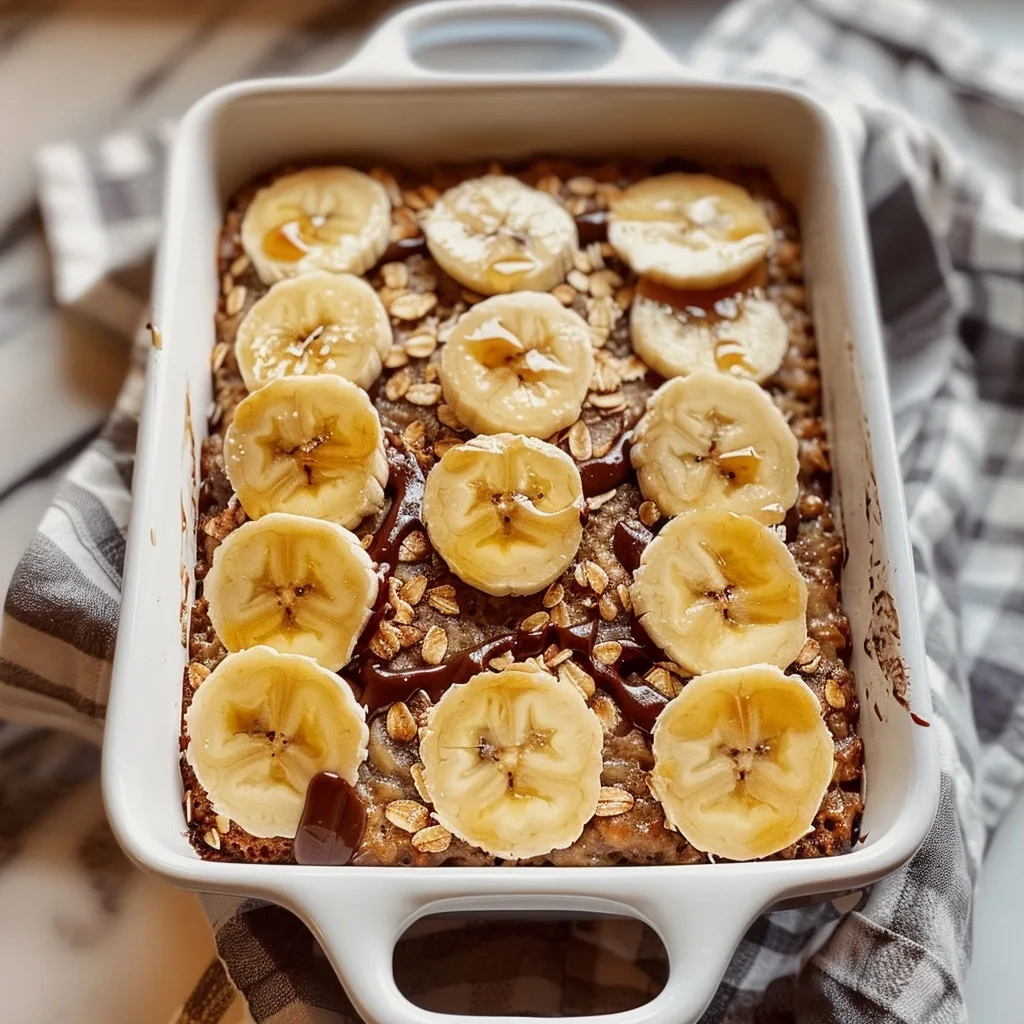 Banana Bread Baked Oats: Quick Breakfast Delight