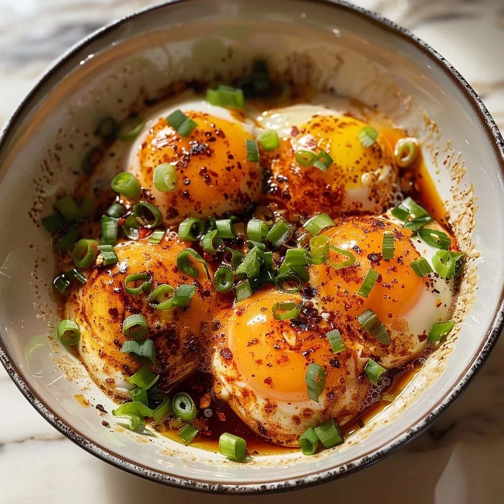 Chili Oil & Heavy Cream Eggs: A Creamy Spicy Breakfast