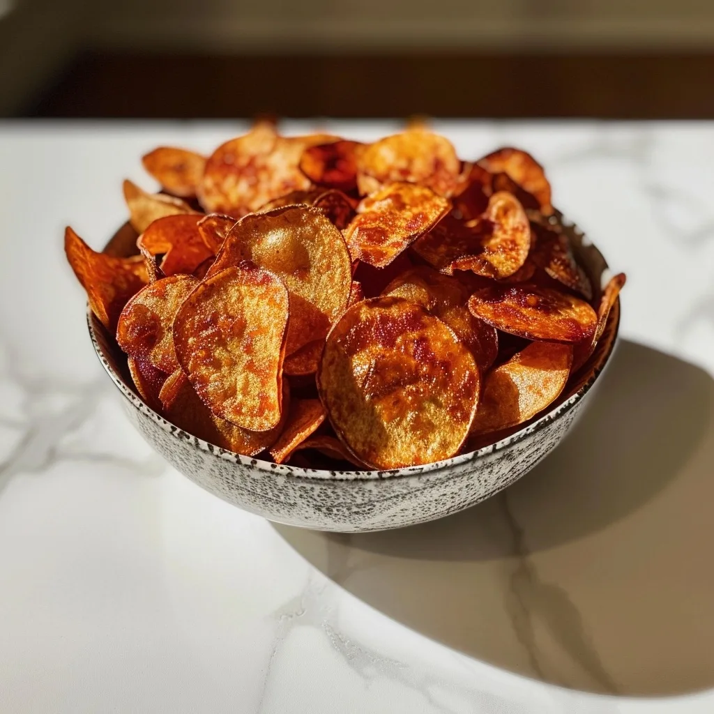 BBQ Oil-Free Chips: Crispy, Flavorful Recipe for Quick Instant Snacking