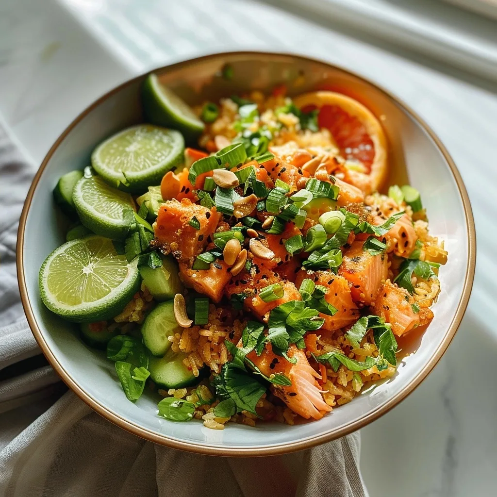 Salmon Crispy Rice Salad: A Quick & Fresh Delight