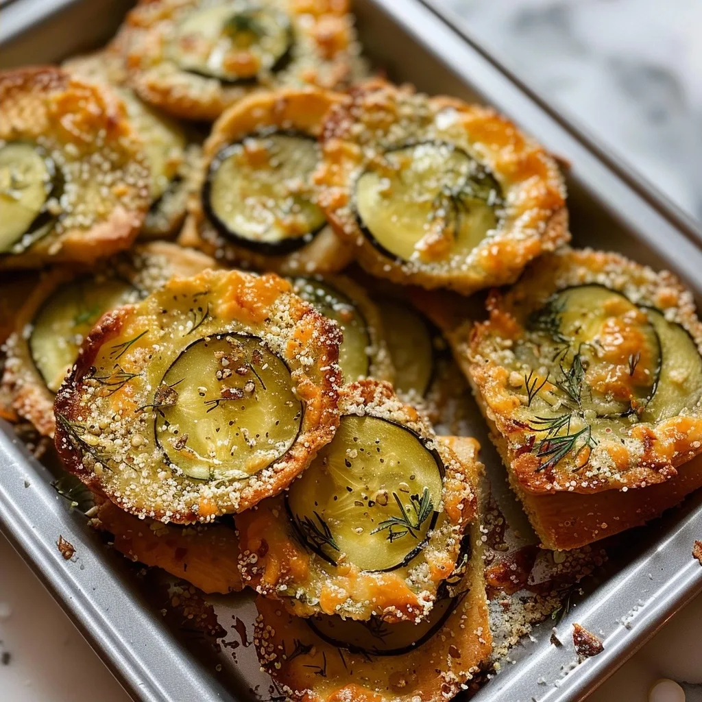 Baked Pickle Ritz: Crispy Chicken Dipped in Tangy Pickle Sauce
