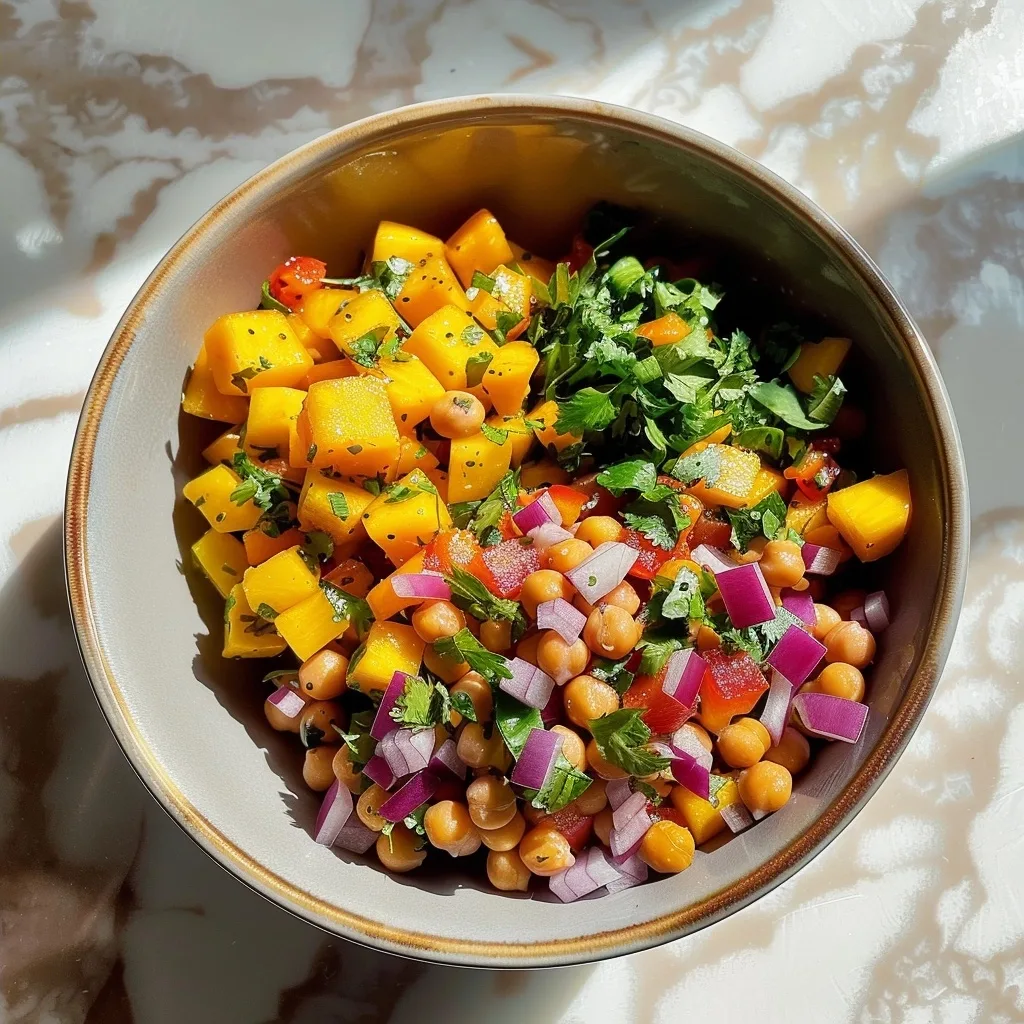 Mango Chickpea Salsa Bowls – Sweet, Spicy, Fresh Bowls