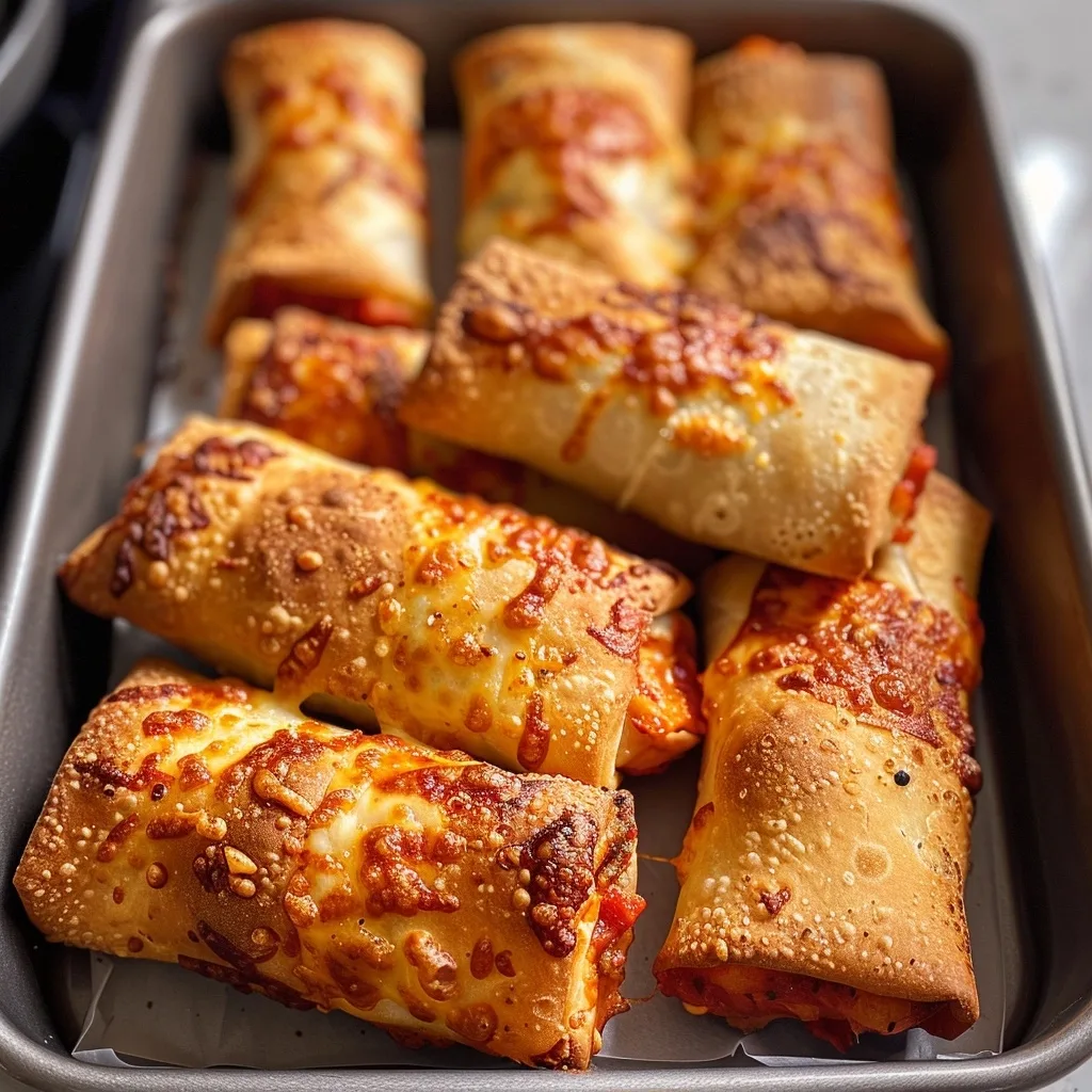 Pizza Bread Egg Rolls: Crispy Fusion Snacks