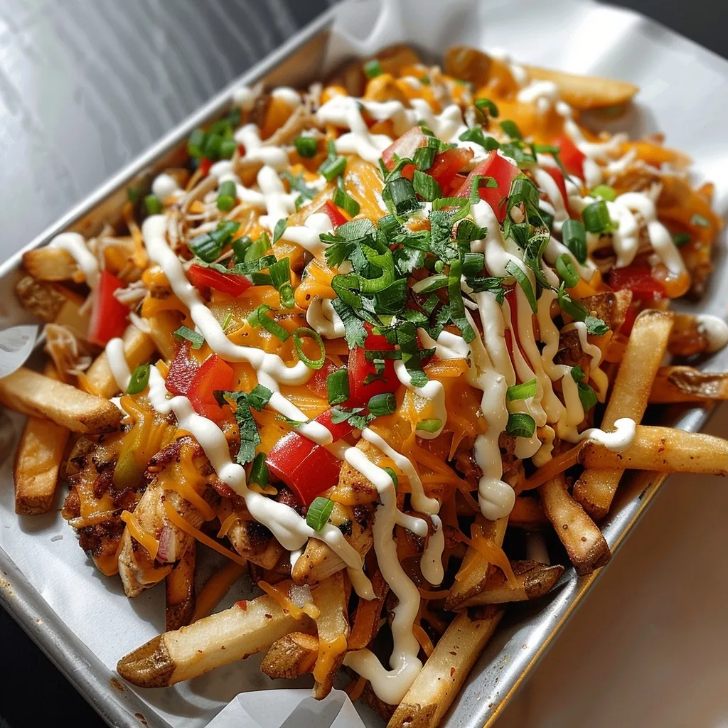 Chicken Fajita Loaded Fries