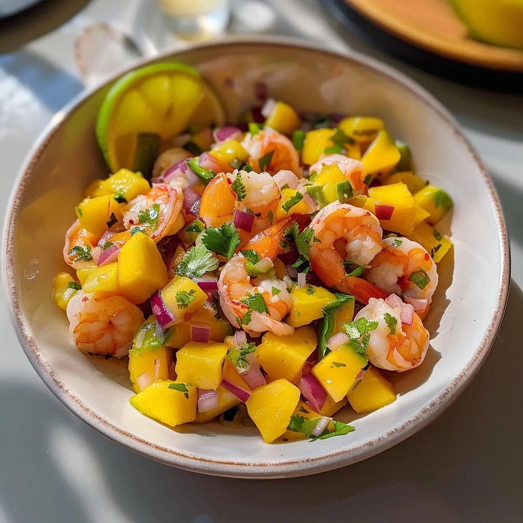 Mango Shrimp Ceviche Races