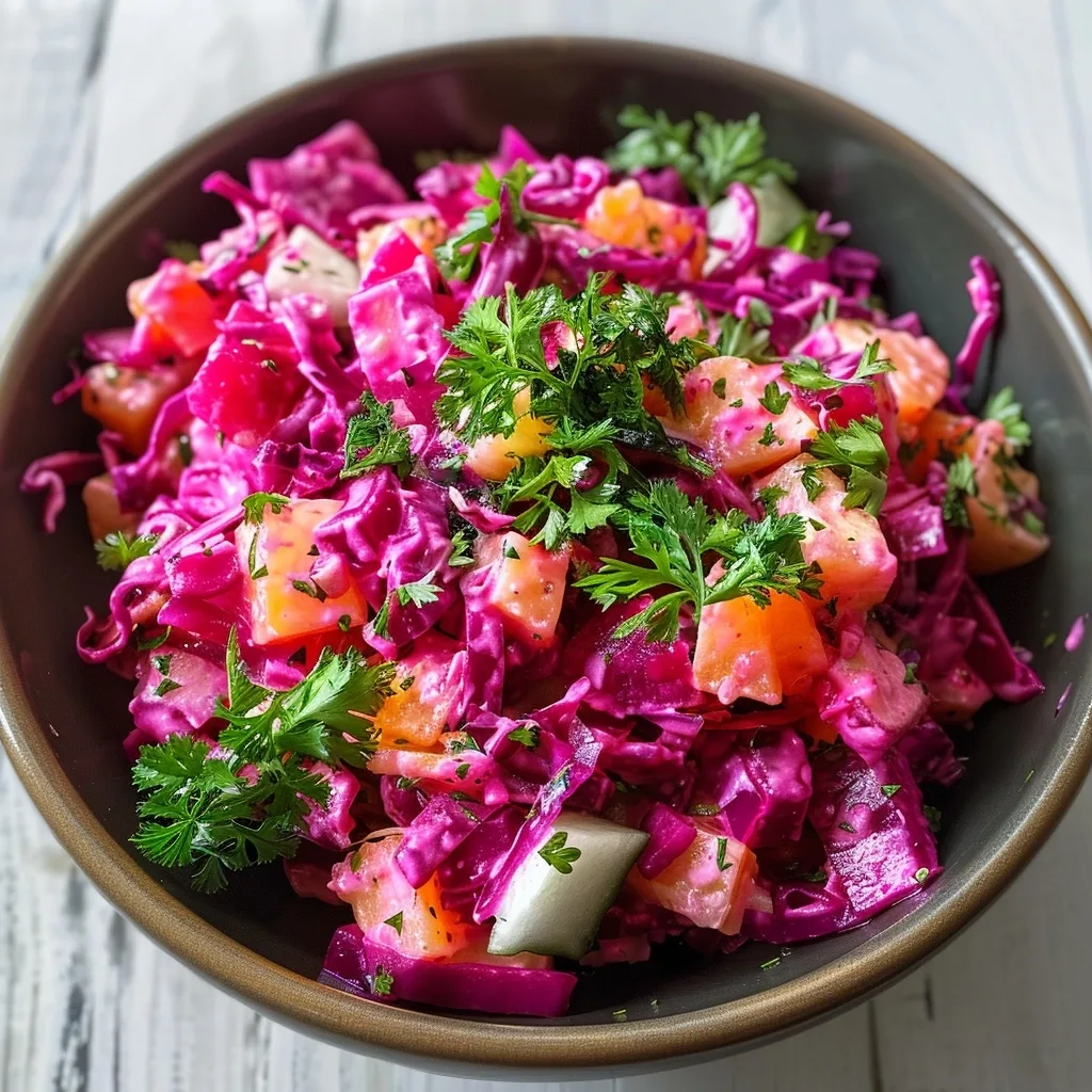 Vegan Pink Princess Salad