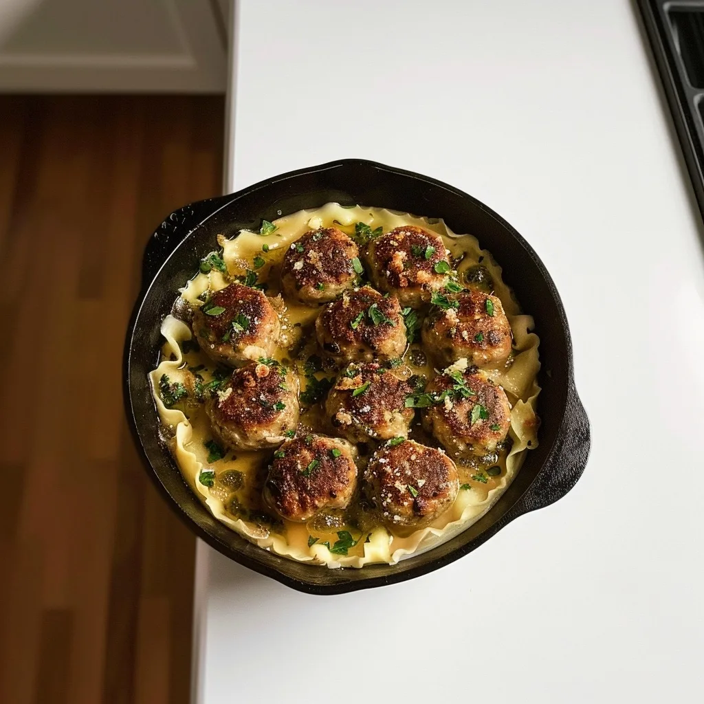 Keto Piccata Meatballs • Low‑Carb Italian Power Dinner