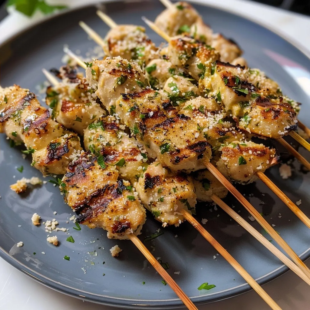 Keto Garlic Parm Skewers: Low-Carb Herb Chicken Tonight