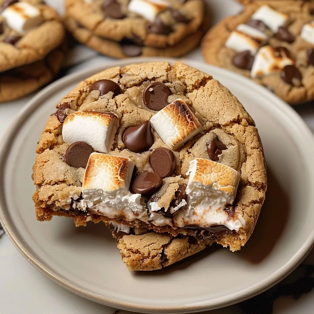 Chocolate Chip Cookie S'mores: The Ultimate Campfire Treat