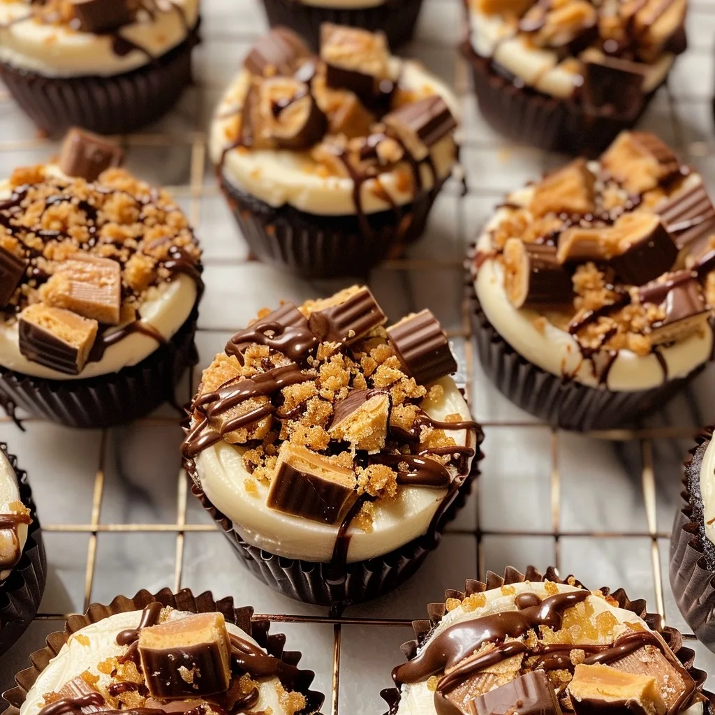 Mini Snickers Cheesecakes: Bite‑Size Chocolate‑Caramel Delight