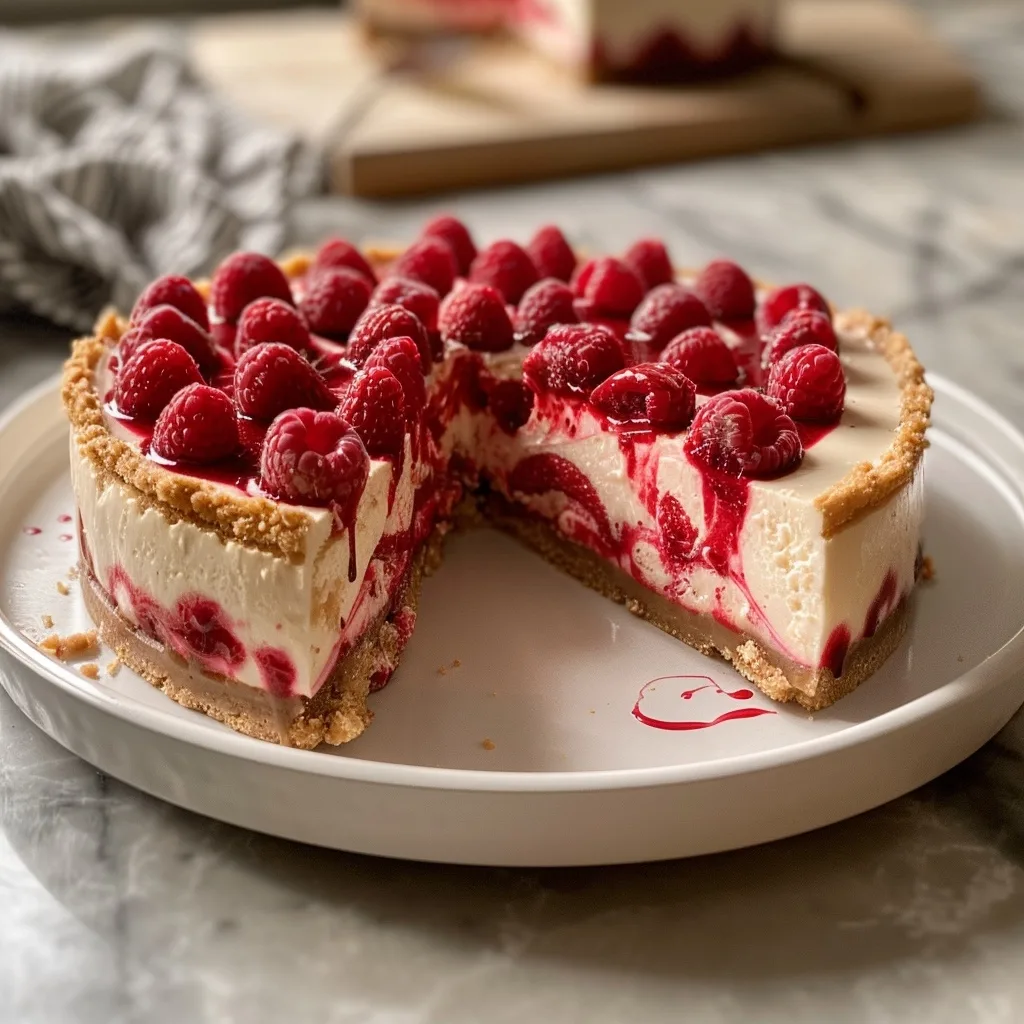 Raspberry Cheesecake: Creamy Fruity Dessert Delight