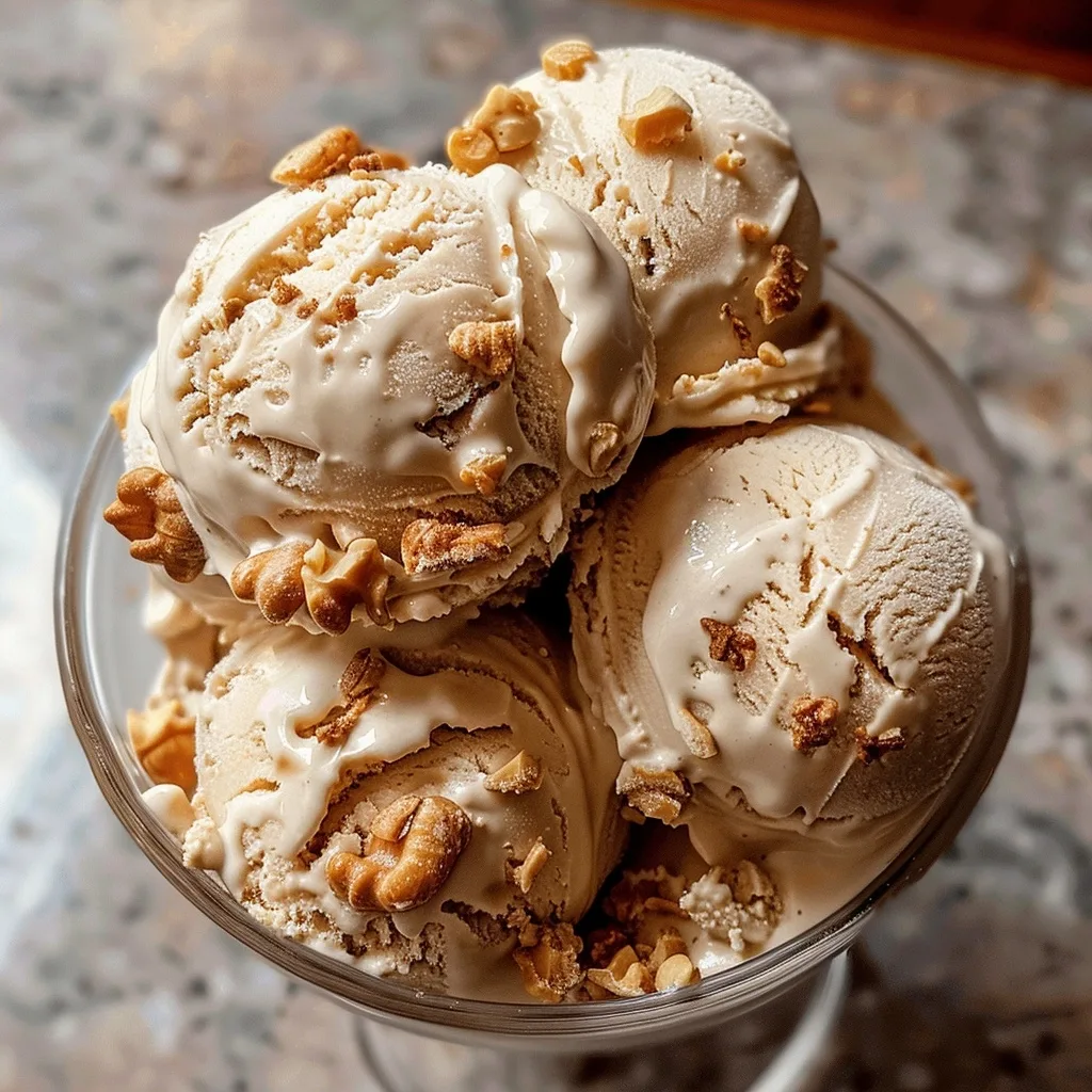Maple Peanut Praline Ice Cream: A Creamy Sweet Treat