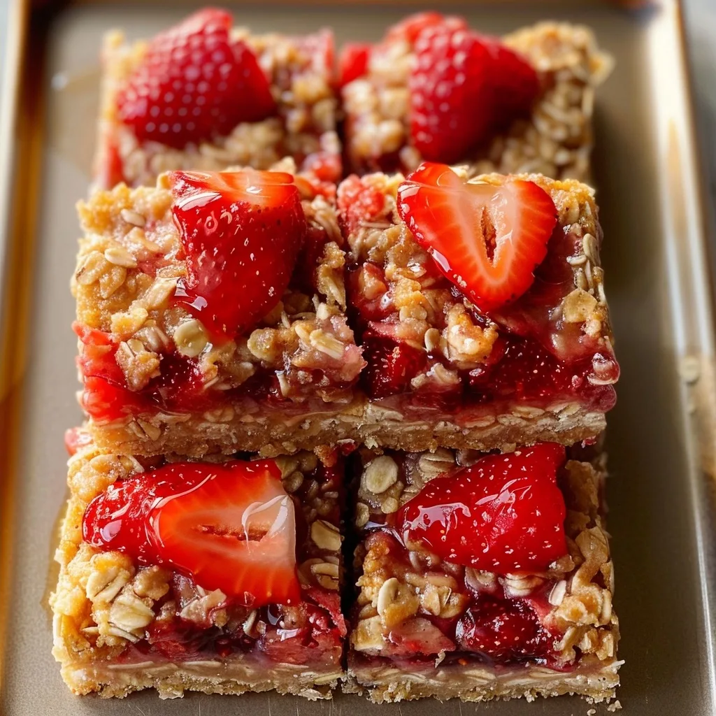 Strawberry Oatmeal Bars