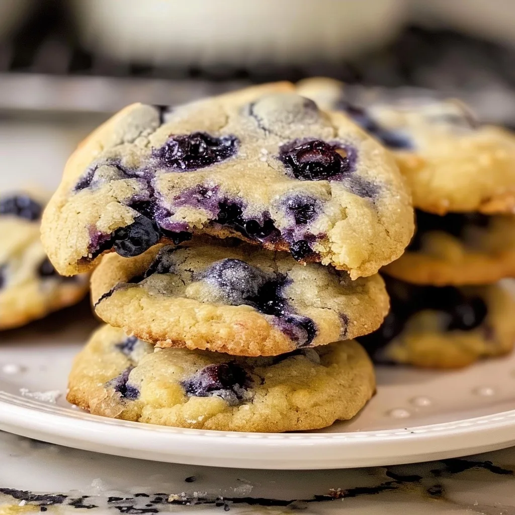 Lemon Blueberry Cookies