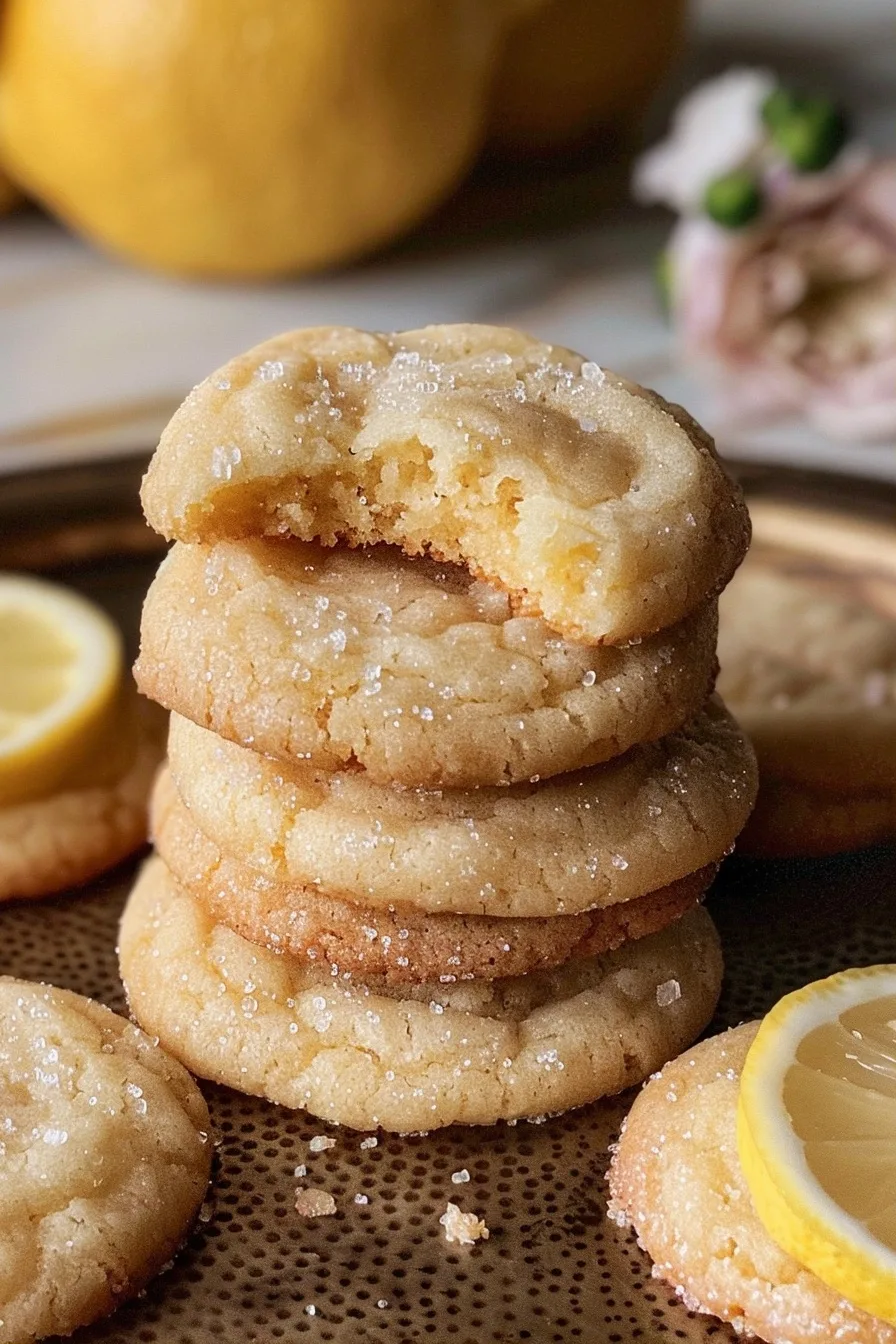 Perfectly Soft and Chewy Lemon Sugar Cookies