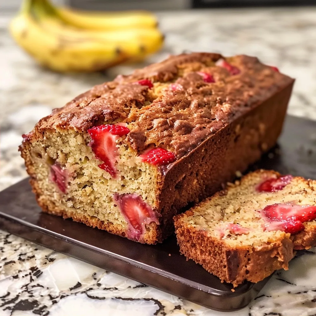 Strawberry Banana Bread
