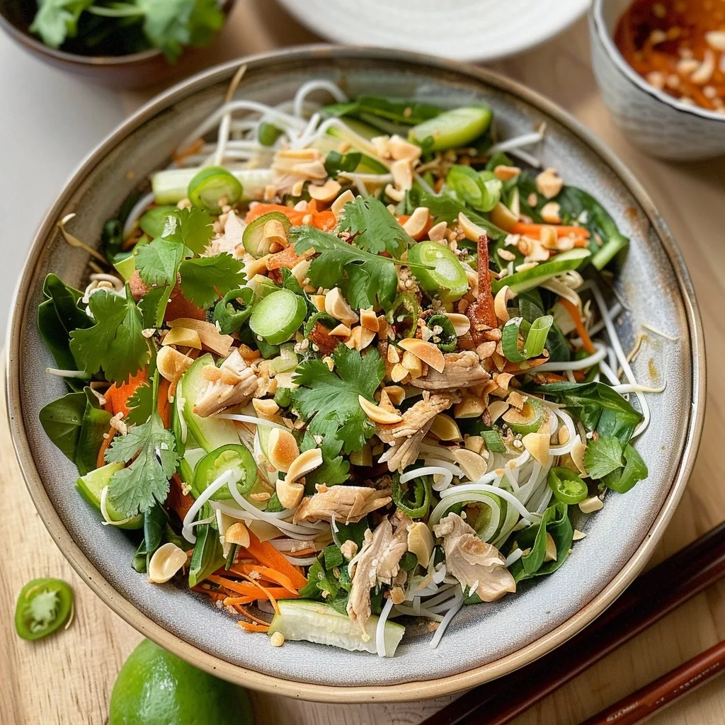 Vietnamese Noodle Salad with Chicken – Fresh, Easy