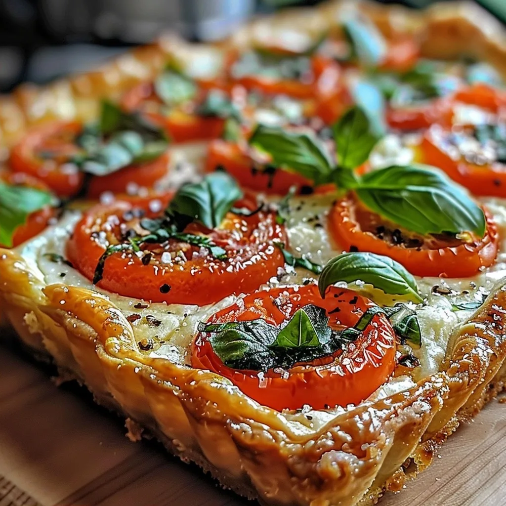 Tomato Basil Tart Quick – Fresh Crispy Delight