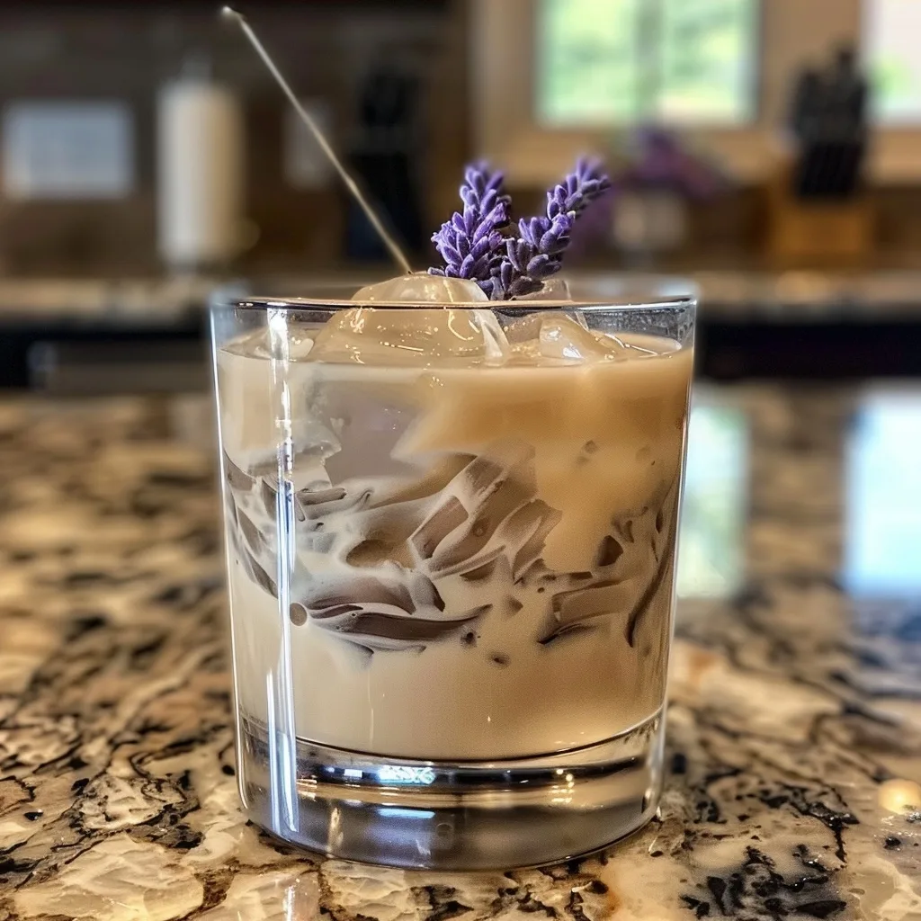 Lavender White Russian: A Creamy, Floral Milkshake