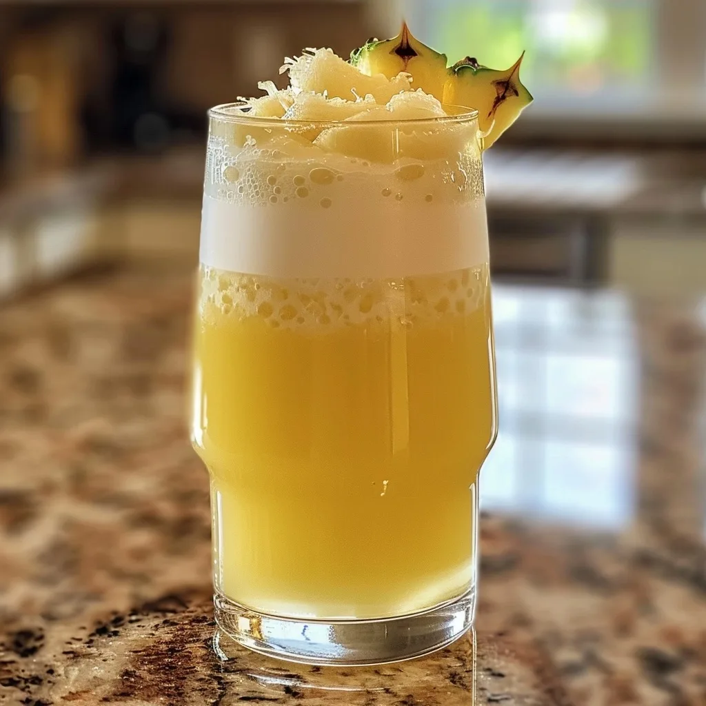 Creamy Pineapple Soda