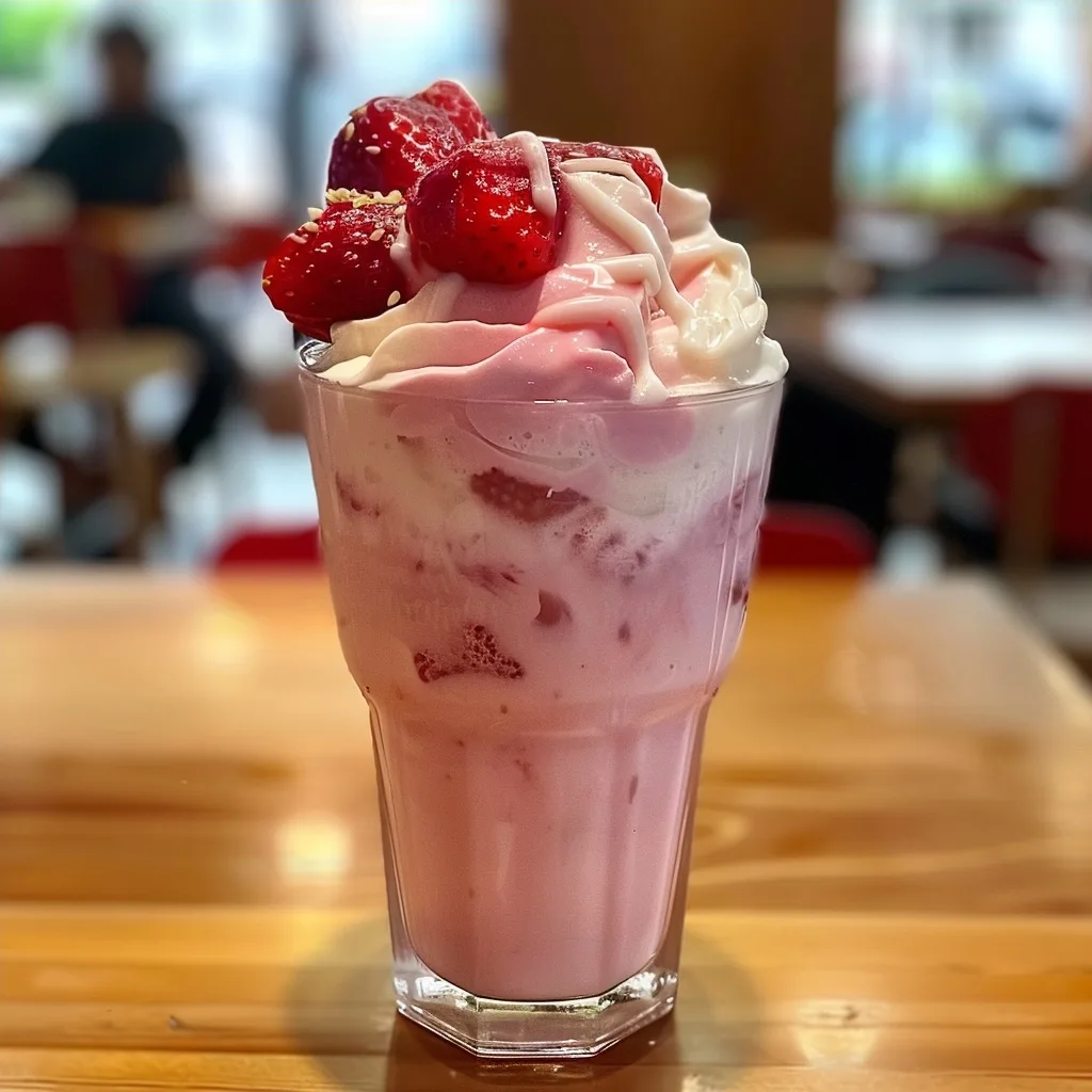 Creamy Korean Strawberry Milk Delight: A Summer Refreshment