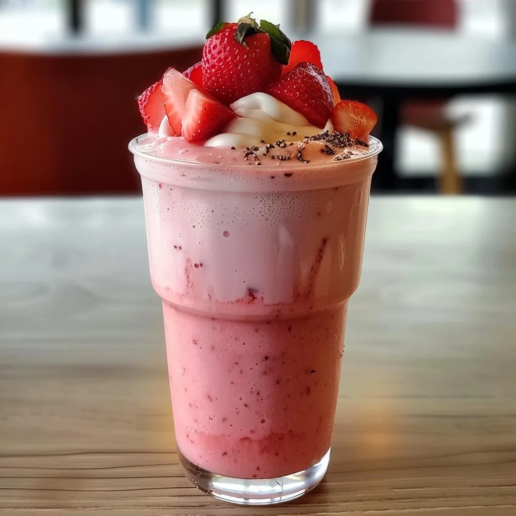 Korean Strawberry Milk: Creamy Strawberry Milkshake