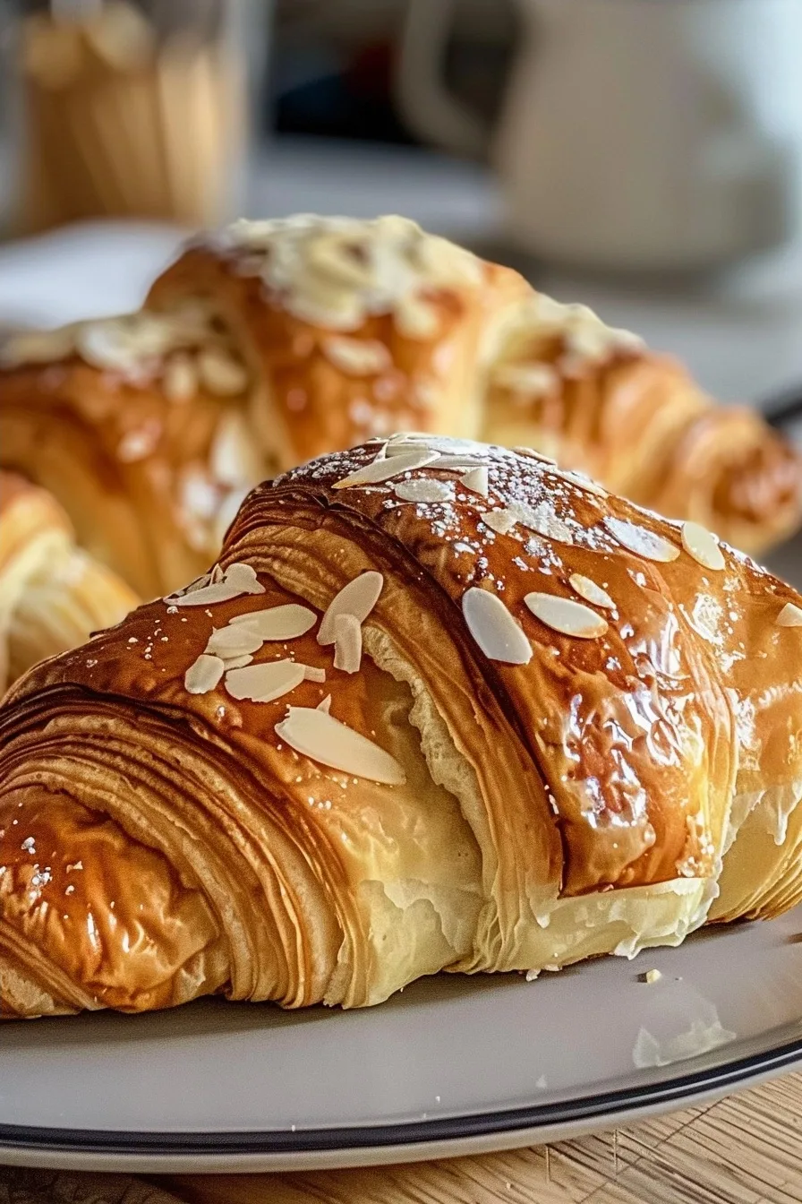 Fluffy Almond Croissant Buns with a Special Twist